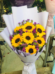 Golden Glow Flower Bouquet