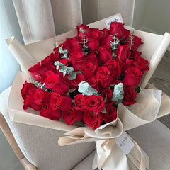 25 Red Roses Premium Flower Bouquet